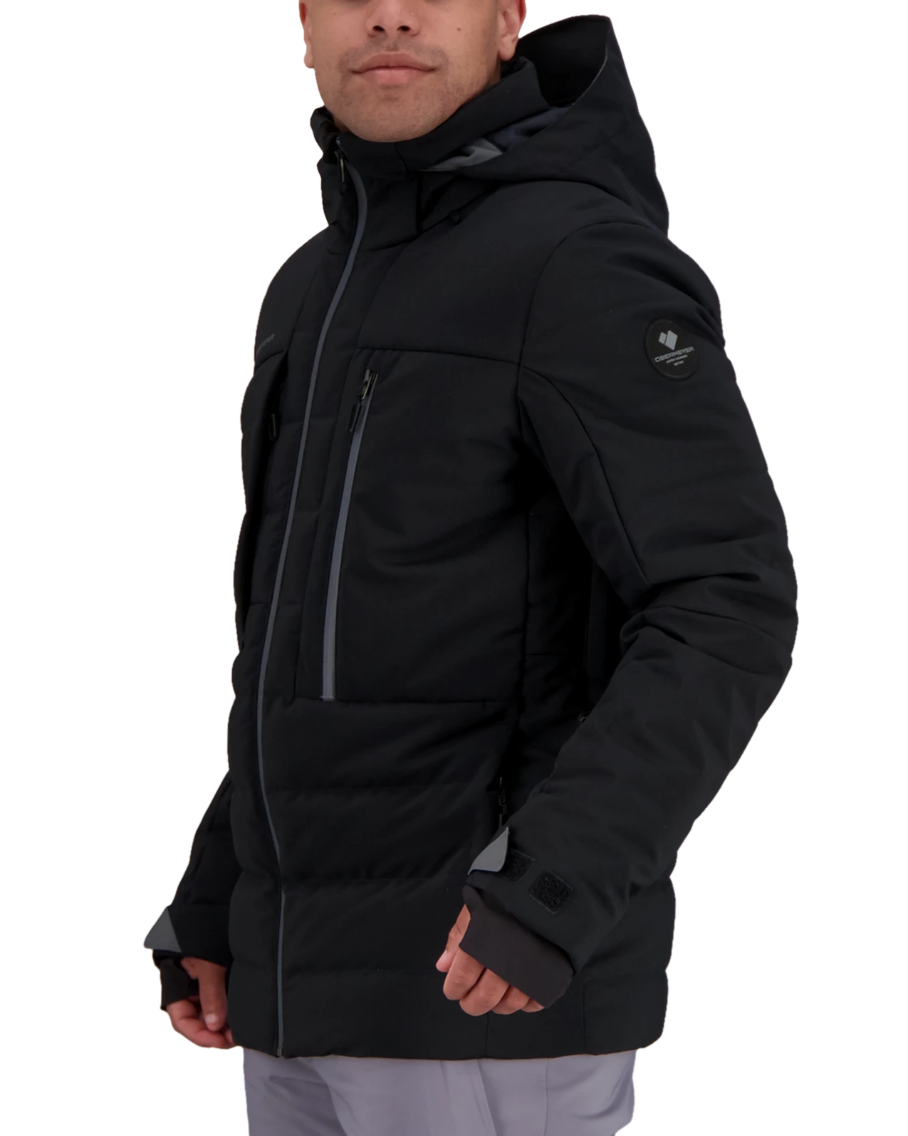 Obermeyer Caldera Down Hybrid Jacket - Black 5 Obermeyer Caldera Down Hybrid Jacket - Black - Image 3