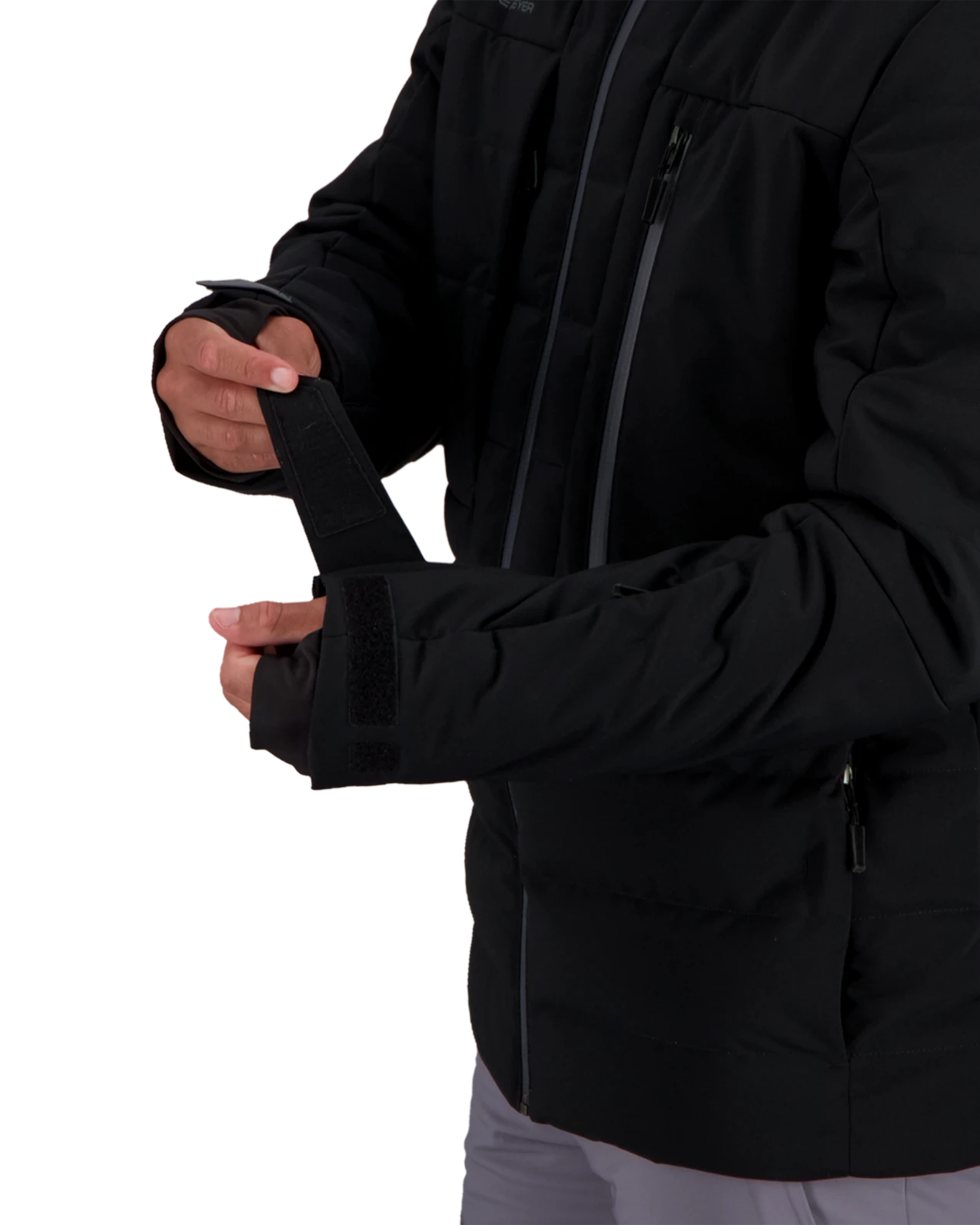 Obermeyer Caldera Down Hybrid Jacket - Black 9 Obermeyer Caldera Down Hybrid Jacket - Black - Image 7