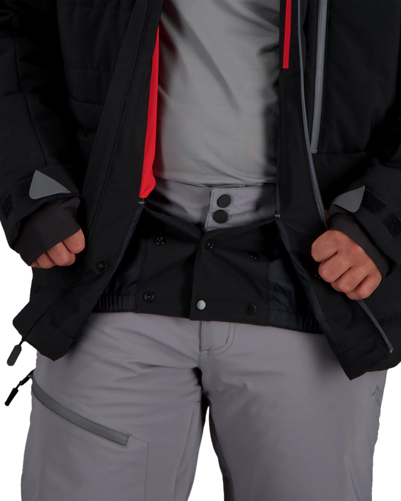 Obermeyer Caldera Down Hybrid Jacket - Black 14 Obermeyer Caldera Down Hybrid Jacket - Black - Image 12