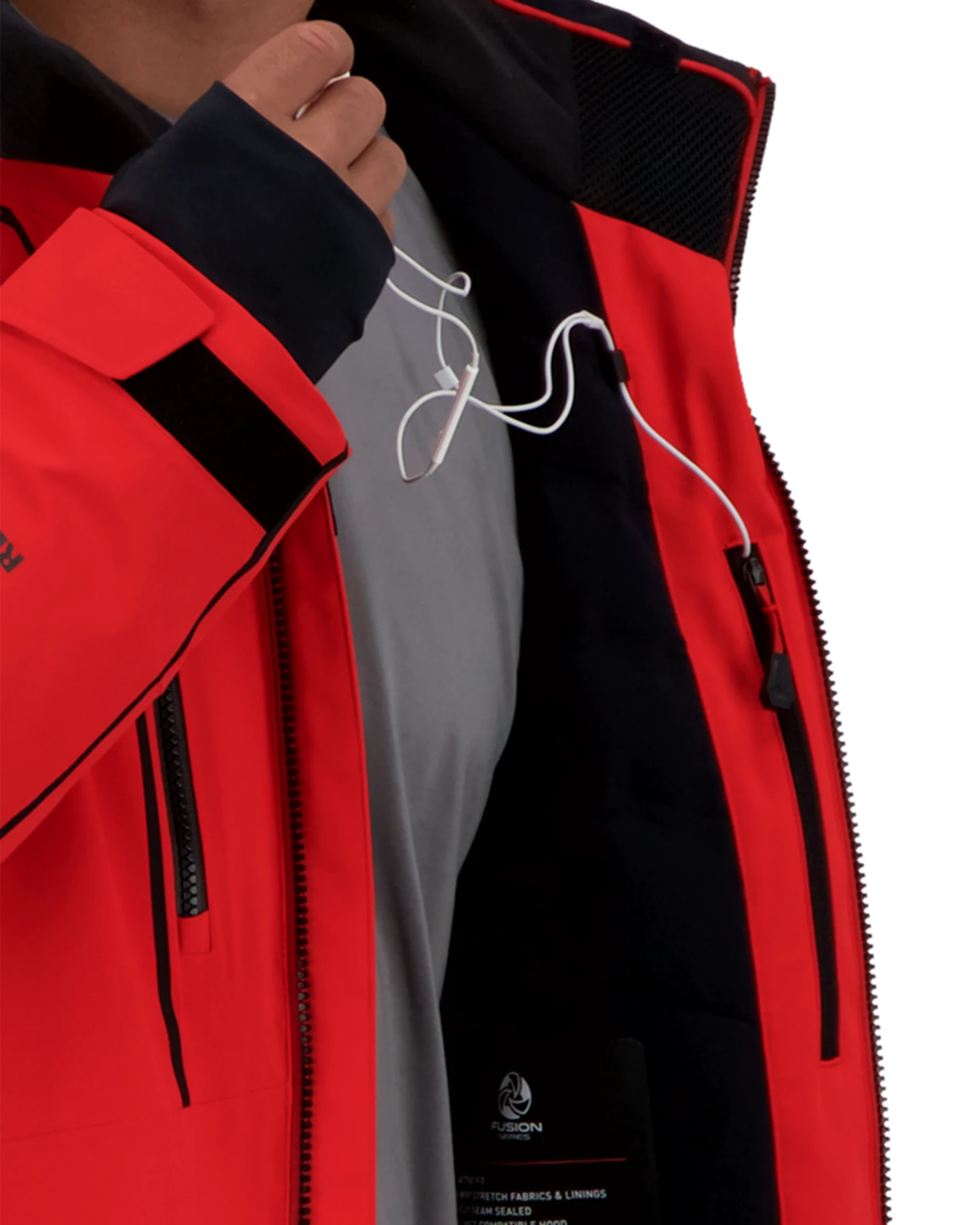 Obermeyer Iba Down Hybrid Jacket - Brakelight 10 Obermeyer Iba Down Hybrid Jacket - Brakelight - Image 8