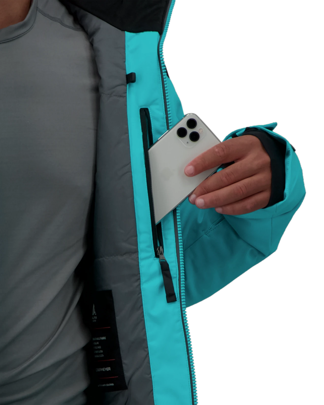 Obermeyer Foundation Jacket - Atoll 9 Obermeyer Foundation Jacket - Atoll - Image 7