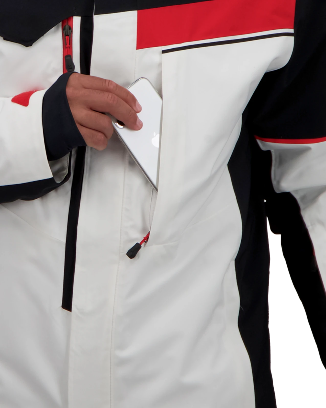 Obermeyer Kenai Jacket - White 9 Obermeyer Kenai Jacket - White - Image 7