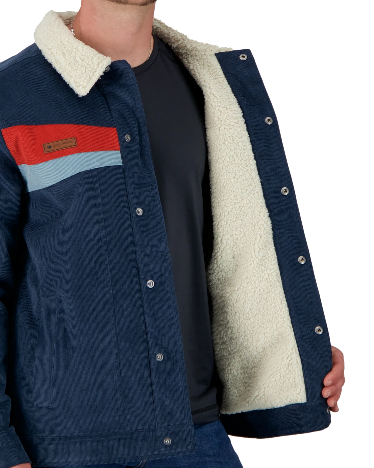 Obermeyer Condor Corduroy Jacket - Raw Indigo 6 Obermeyer Condor Corduroy Jacket - Raw Indigo - Image 4