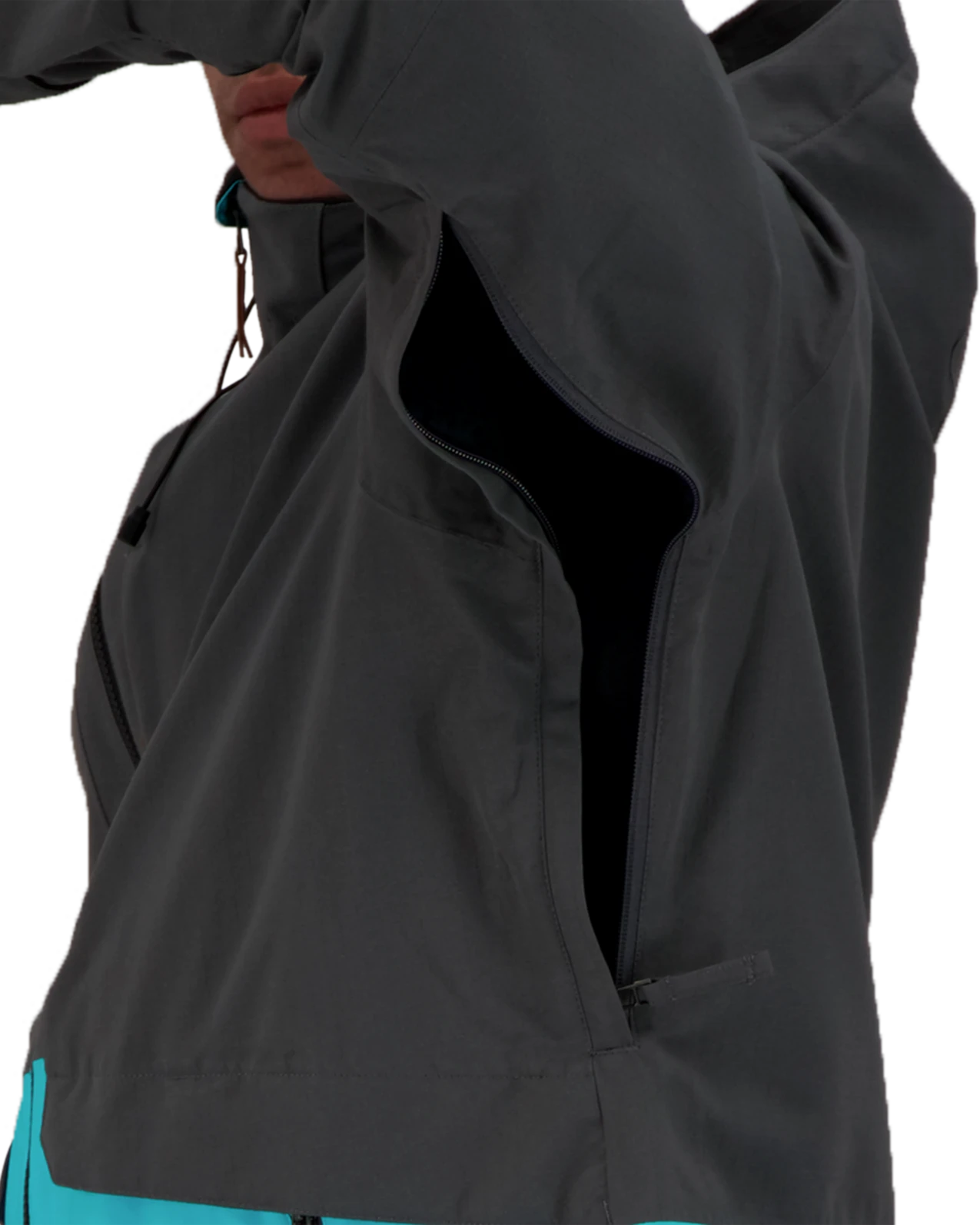 Obermeyer Chandler Shell Jacket - Coal 8 Obermeyer Chandler Shell Jacket - Coal - Image 6