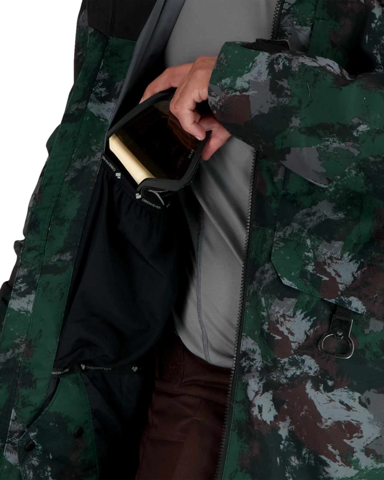 Obermeyer Chandler Shell Jacket - In The Trees 10 Obermeyer Chandler Shell Jacket - In The Trees - Image 8