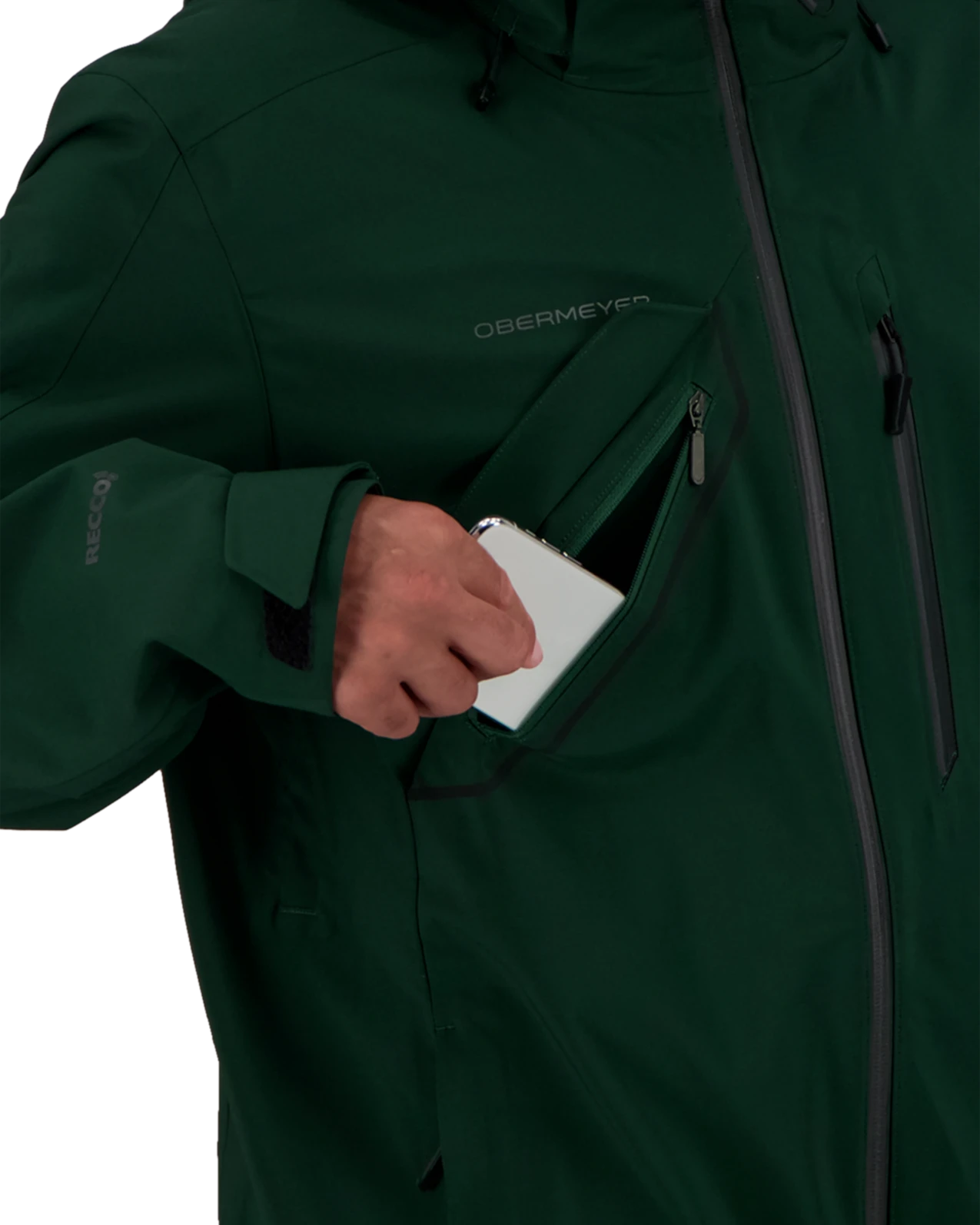 Obermeyer Foraker Shell Jacket - Night Ops 8 Obermeyer Foraker Shell Jacket - Night Ops - Image 6