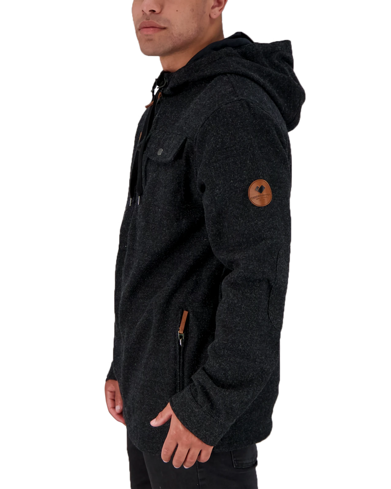 Obermeyer Wyatt Wooly Jacket - Black II 5 Obermeyer Wyatt Wooly Jacket - Black II - Image 3