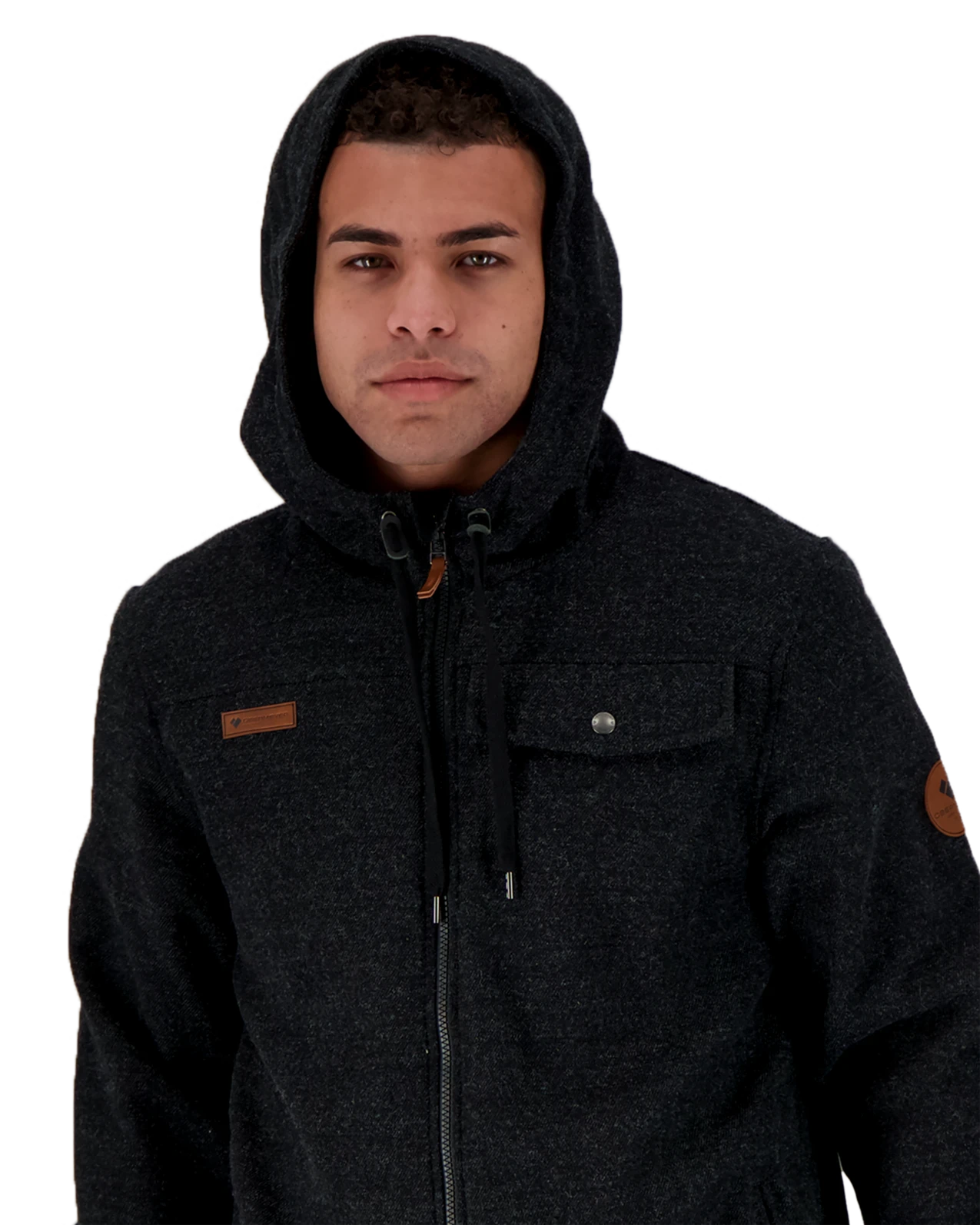 Obermeyer Wyatt Wooly Jacket - Black II 6 Obermeyer Wyatt Wooly Jacket - Black II - Image 4