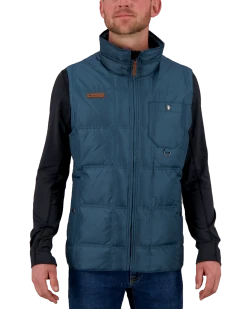 Obermeyer Owen Down Vest - Raw Indigo