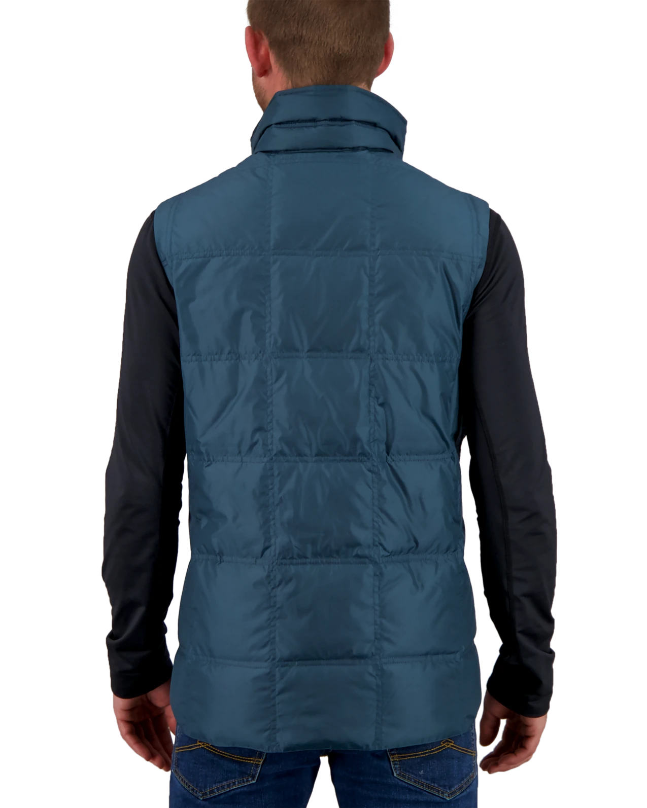 Obermeyer Owen Down Vest - Raw Indigo 4 Obermeyer Owen Down Vest - Raw Indigo - Image 2