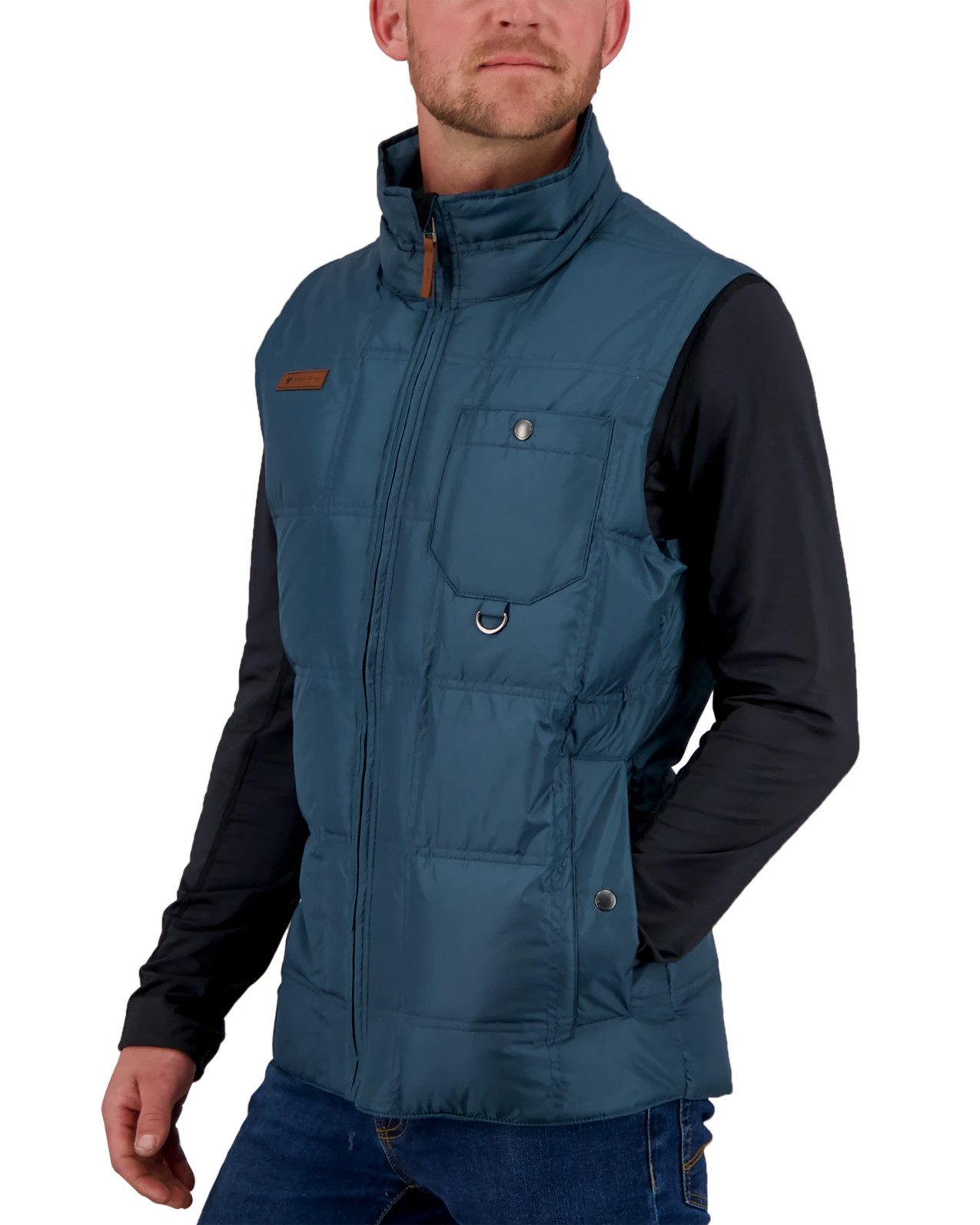 Obermeyer Owen Down Vest - Raw Indigo 5 Obermeyer Owen Down Vest - Raw Indigo - Image 3