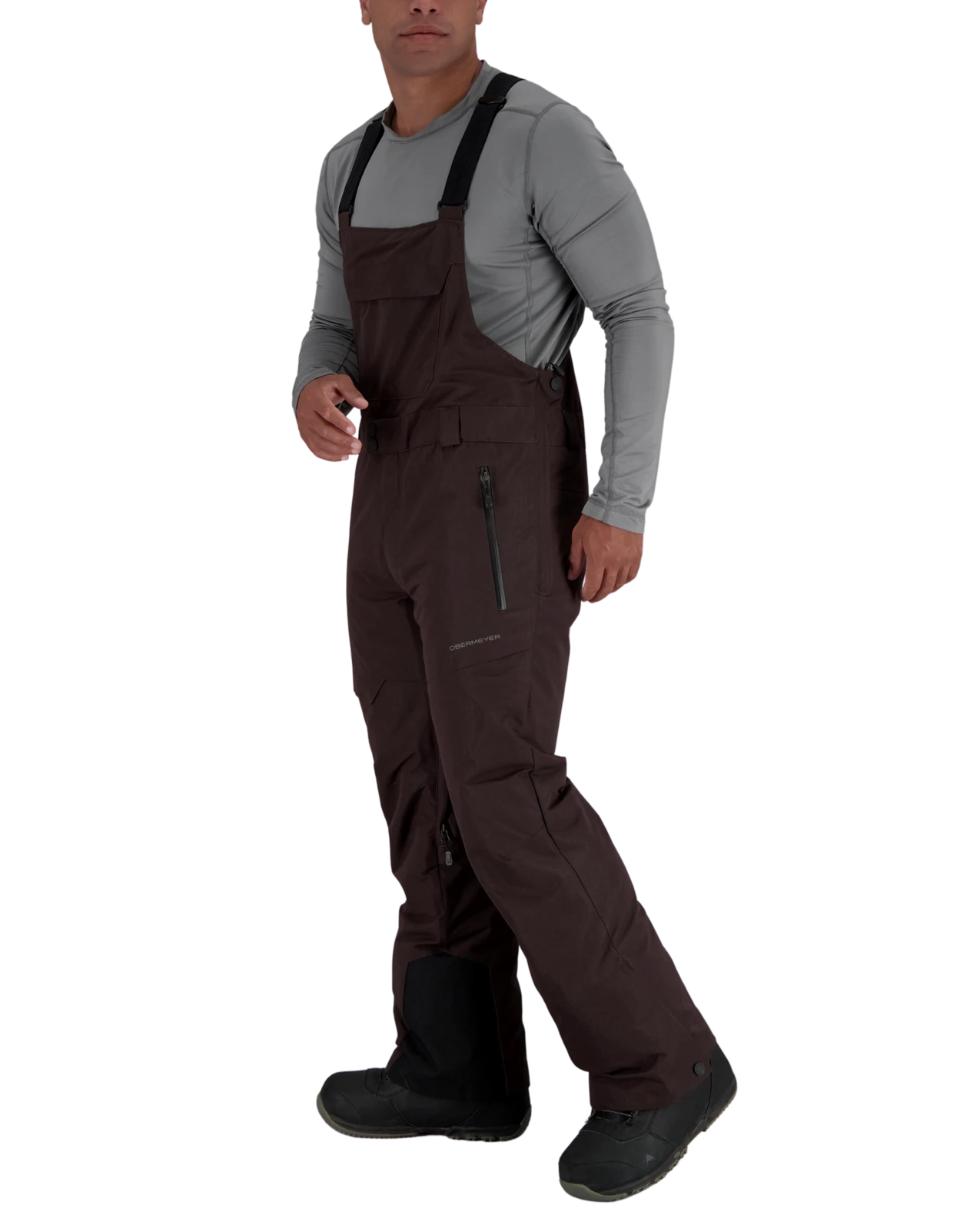 Obermeyer Perseus Bib Pant - Leather 5 Obermeyer Perseus Bib Pant - Leather - Image 3