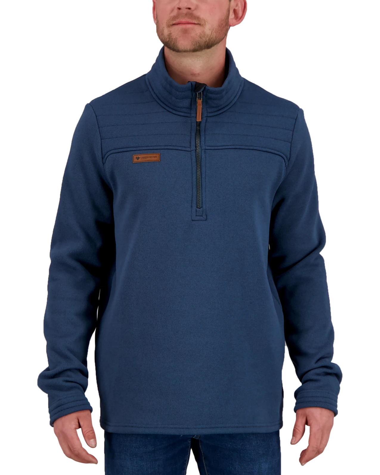 Obermeyer Jace Fleece Pullover - Raw Indigo 3 Obermeyer Jace Fleece Pullover - Raw Indigo