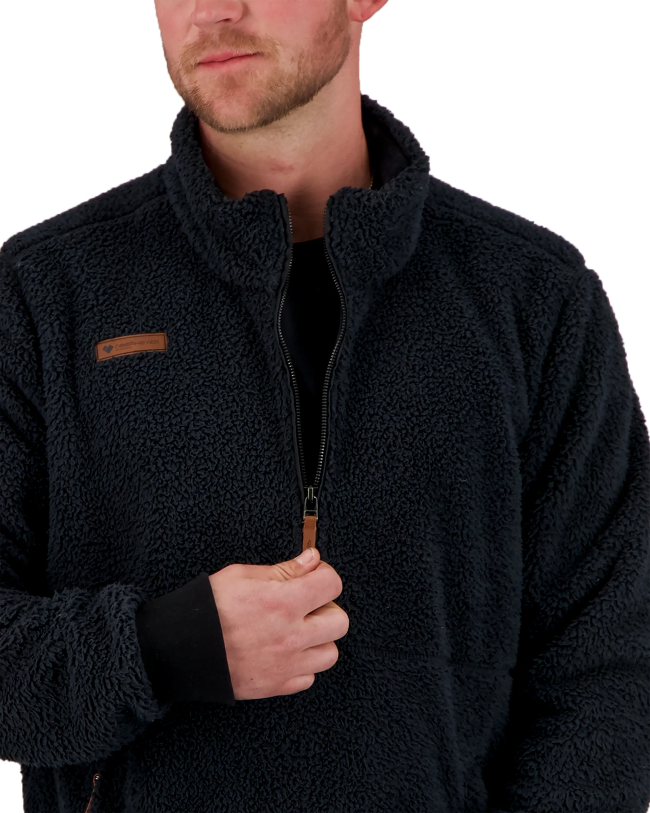 Obermeyer Jonah Sherpa Pullover - Black 6 Obermeyer Jonah Sherpa Pullover - Black - Image 4