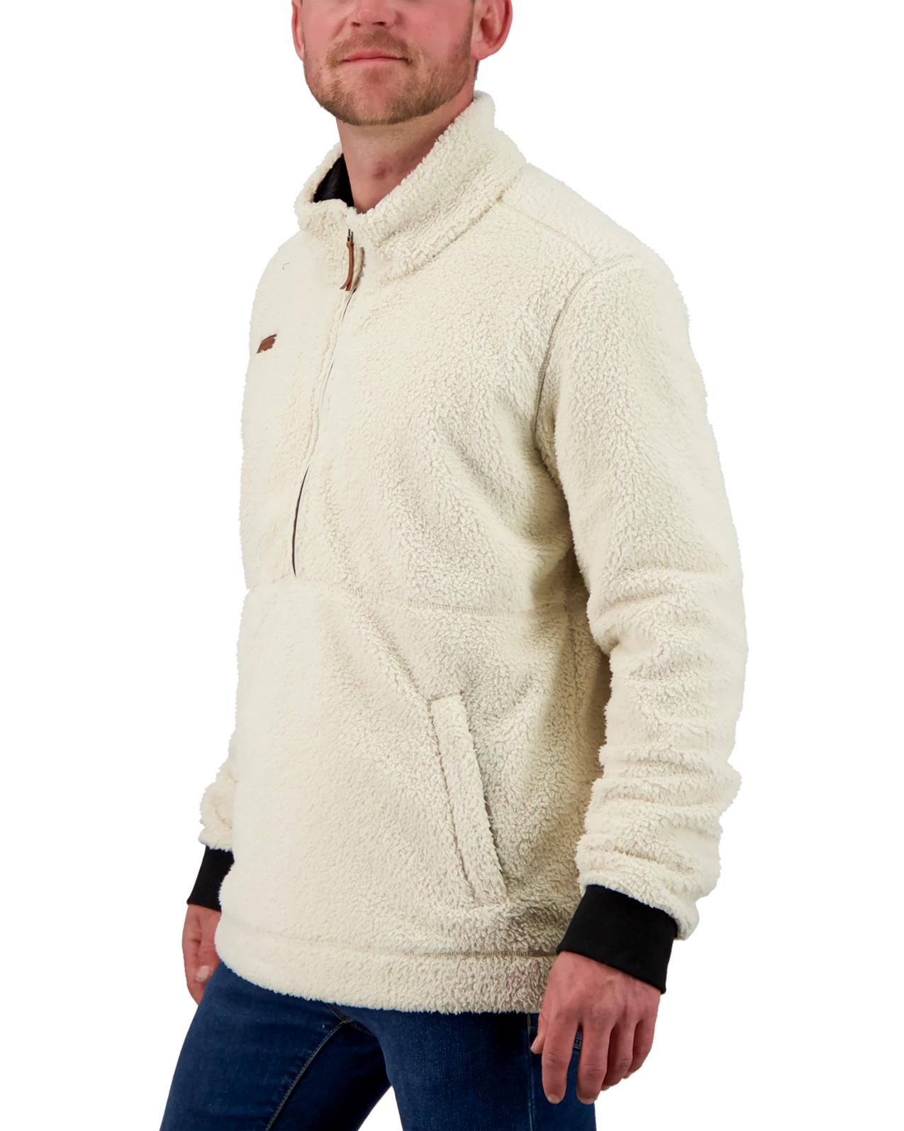 Obermeyer Jonah Sherpa Pullover - Quartz 5 Obermeyer Jonah Sherpa Pullover - Quartz - Image 3