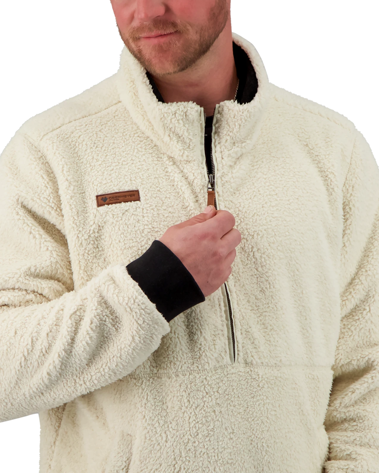 Obermeyer Jonah Sherpa Pullover - Quartz 6 Obermeyer Jonah Sherpa Pullover - Quartz - Image 4