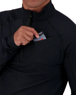 Obermeyer Flex 1/4 Zip Baselayer Top - Black -Obermeyer-US store WebZoom 2901316009 S05 MODDET1