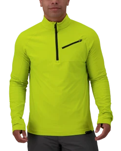 Obermeyer Flex 1/4 Zip Baselayer Top - Matcha