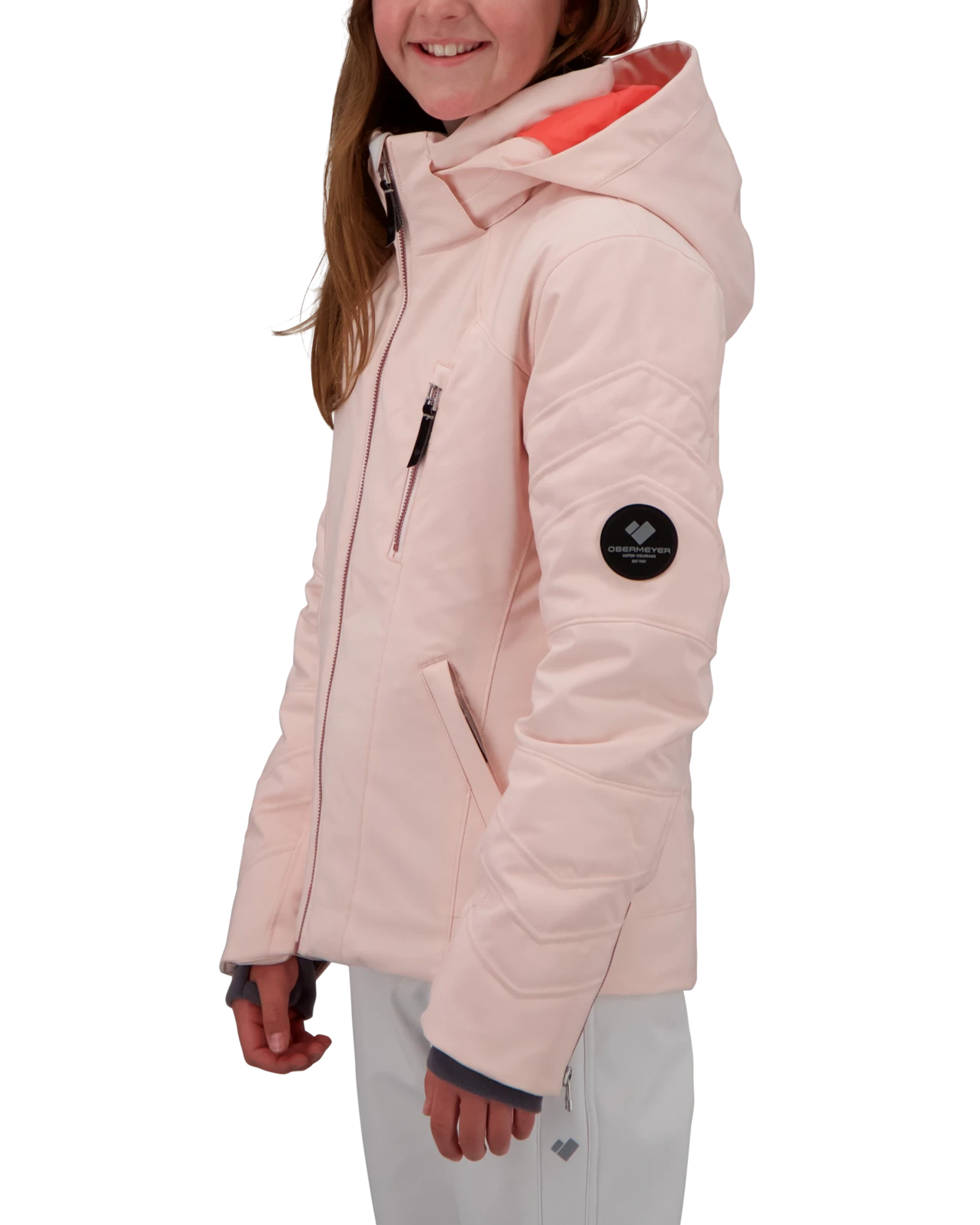Obermeyer Rayla Jacket - Pink Sand 5 Obermeyer Rayla Jacket - Pink Sand - Image 3