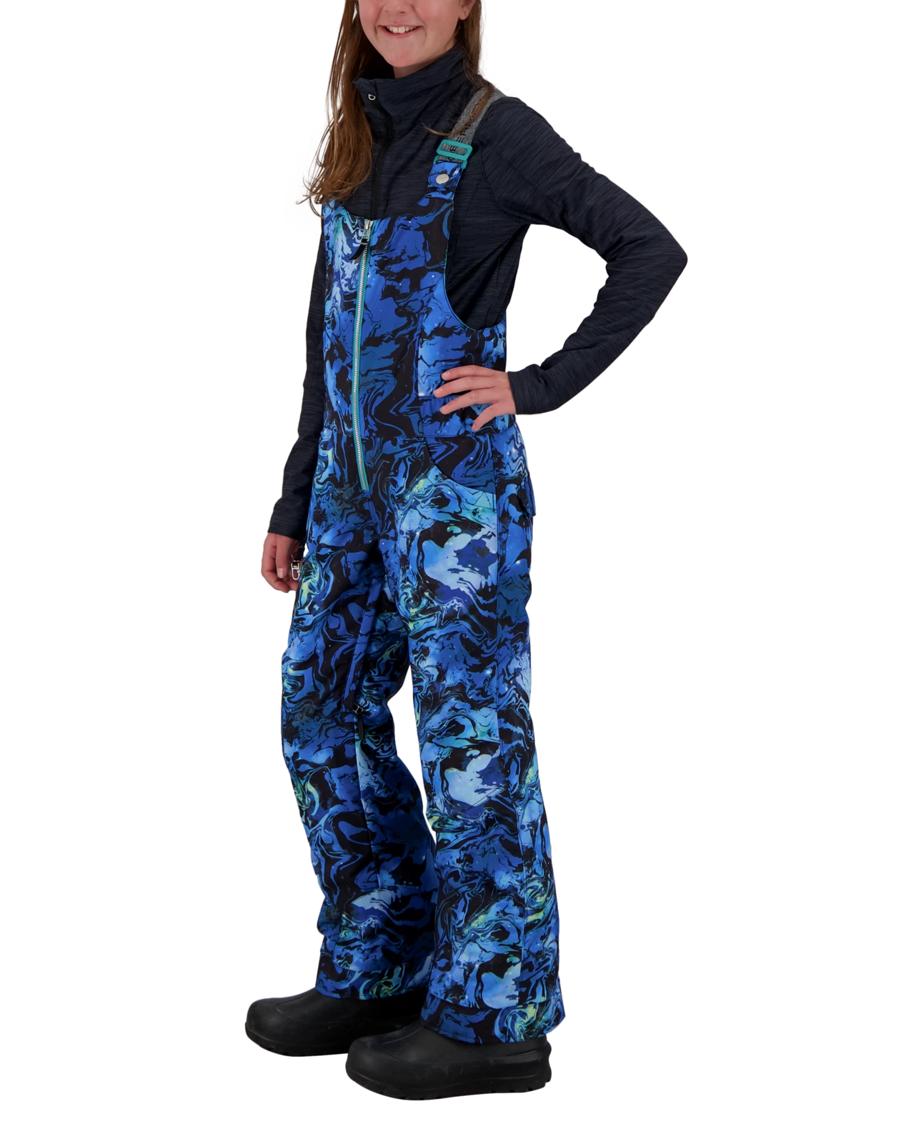 Obermeyer Anya Bib Pant - Space Out 5 Obermeyer Anya Bib Pant - Space Out - Image 3