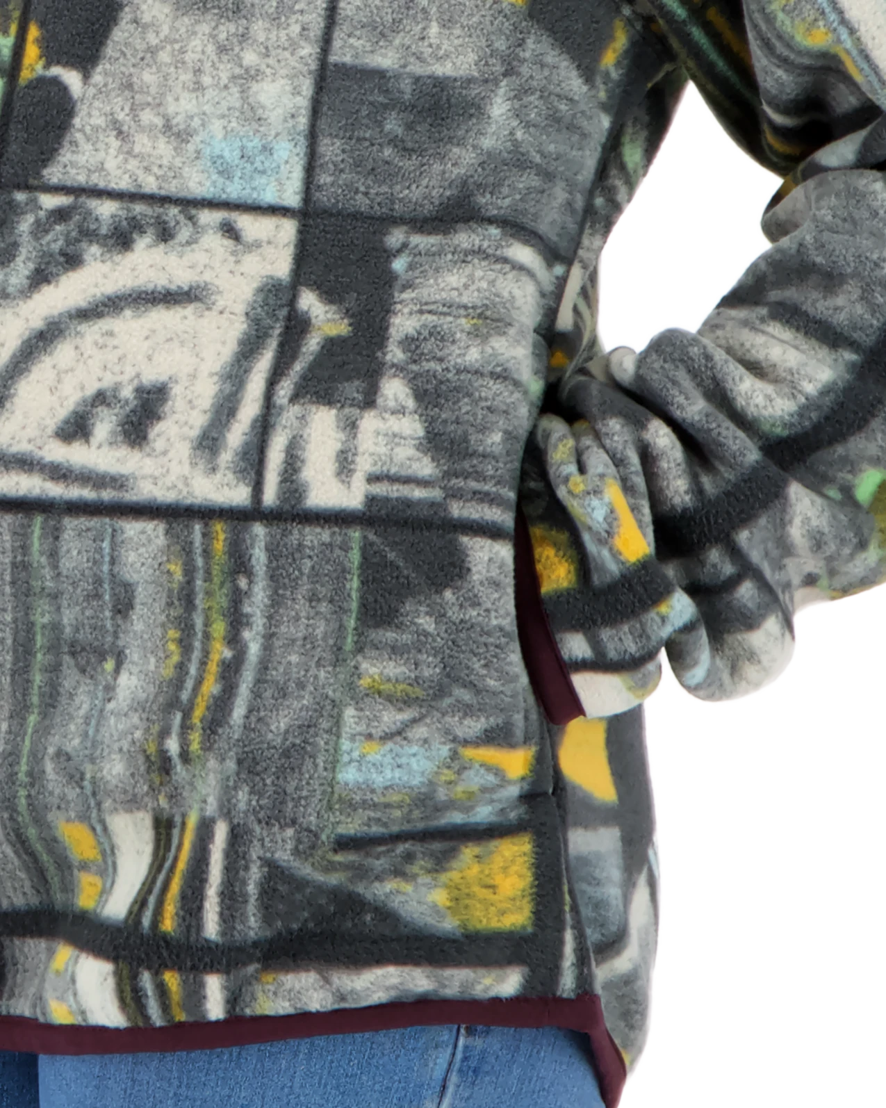 Obermeyer TG Boulder Fleece - Retro Static 7 Obermeyer TG Boulder Fleece - Retro Static - Image 5