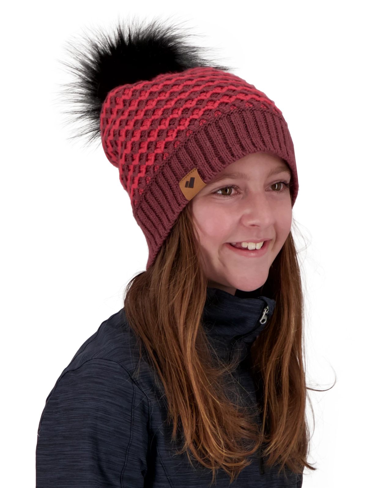 Obermeyer Tucson Faux Fur Pom Beanie - Wait Up 5 Obermeyer Tucson Faux Fur Pom Beanie - Wait Up - Image 3