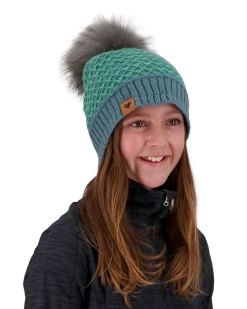 Obermeyer Tucson Faux Fur Pom Beanie - In Too Deep -Obermeyer-US store WebZoom 3801621171 S02 MODSDE