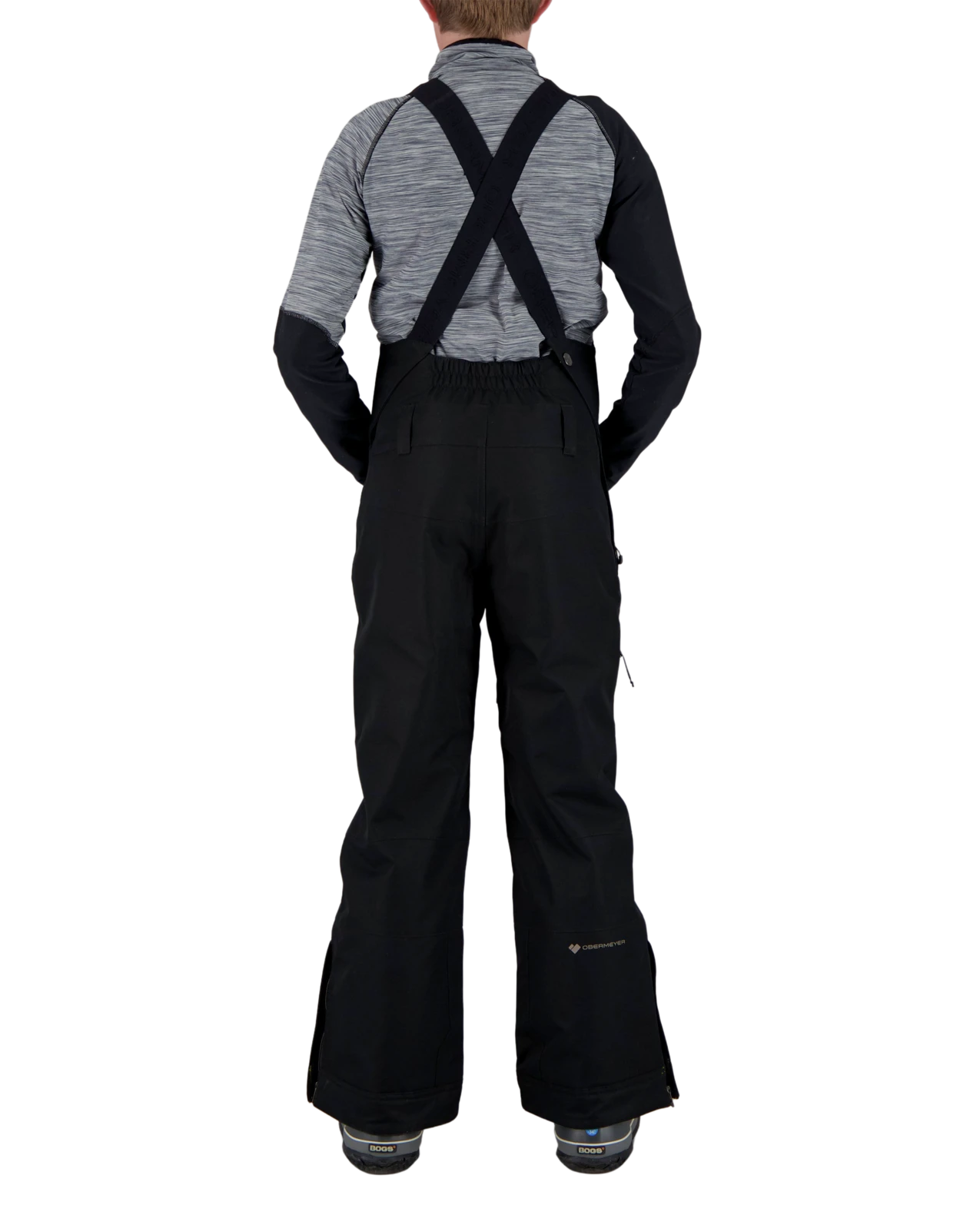 Obermeyer Connor Bib Pant - Black 4 Obermeyer Connor Bib Pant - Black - Image 2