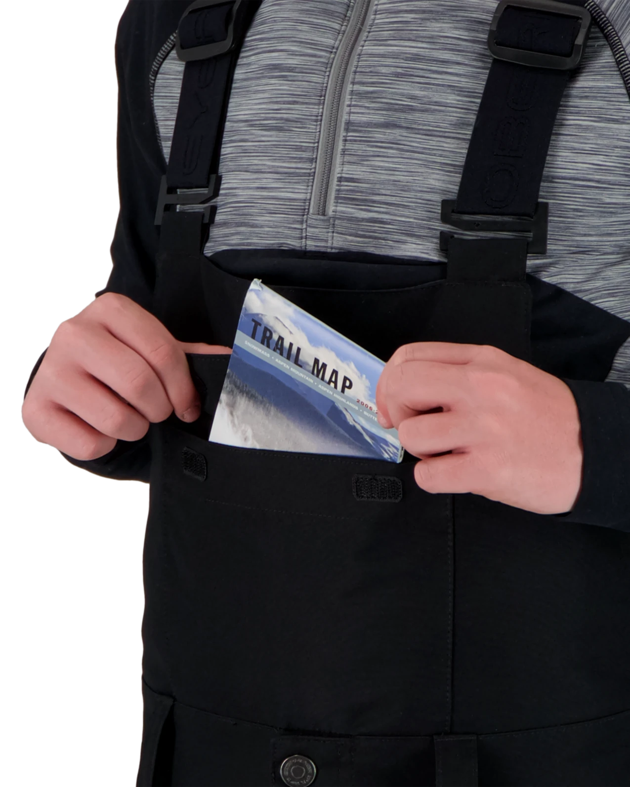 Obermeyer Connor Bib Pant - Black 7 Obermeyer Connor Bib Pant - Black - Image 5