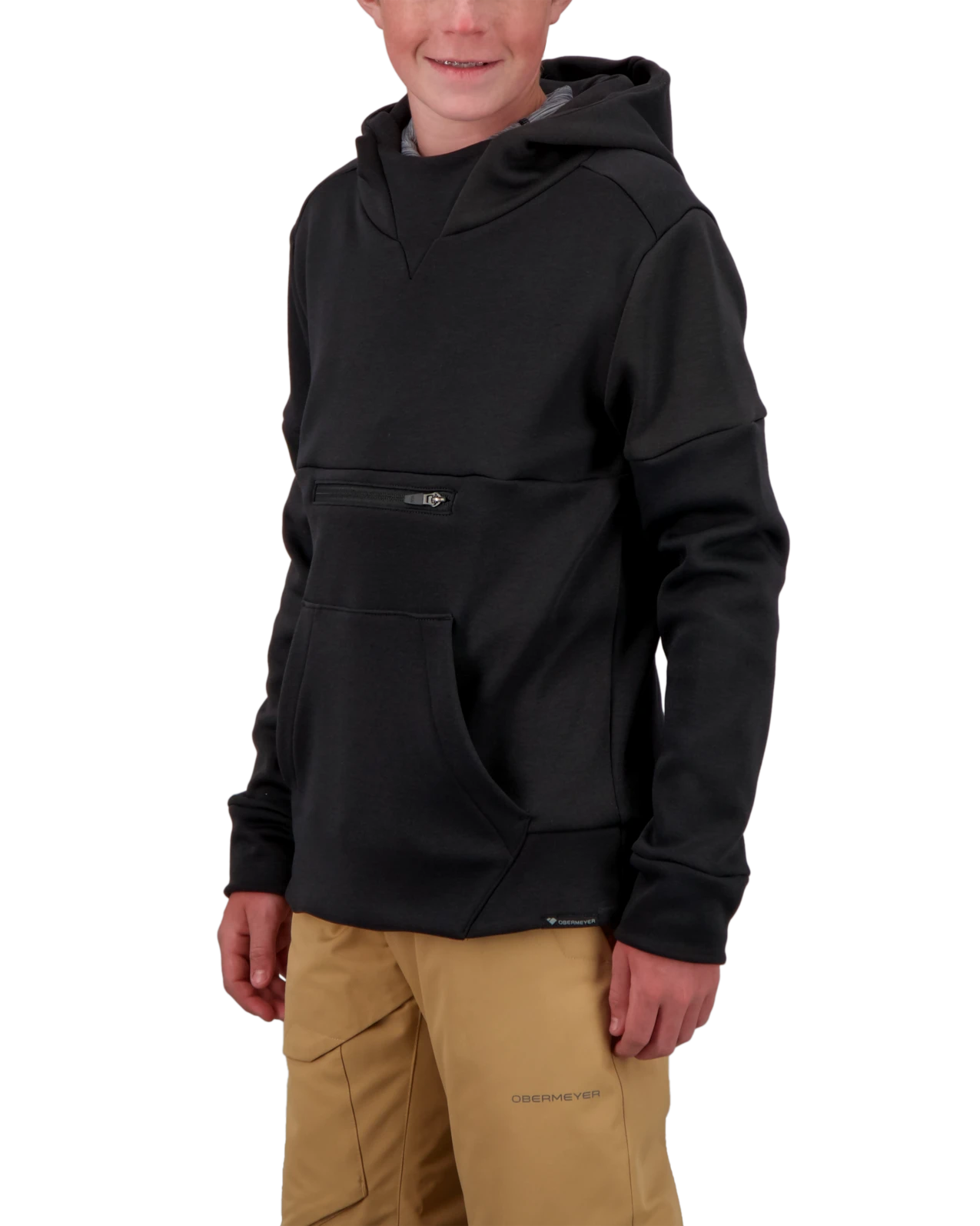Obermeyer Asher Flc Hoodie - Black 5 Obermeyer Asher Flc Hoodie - Black - Image 3