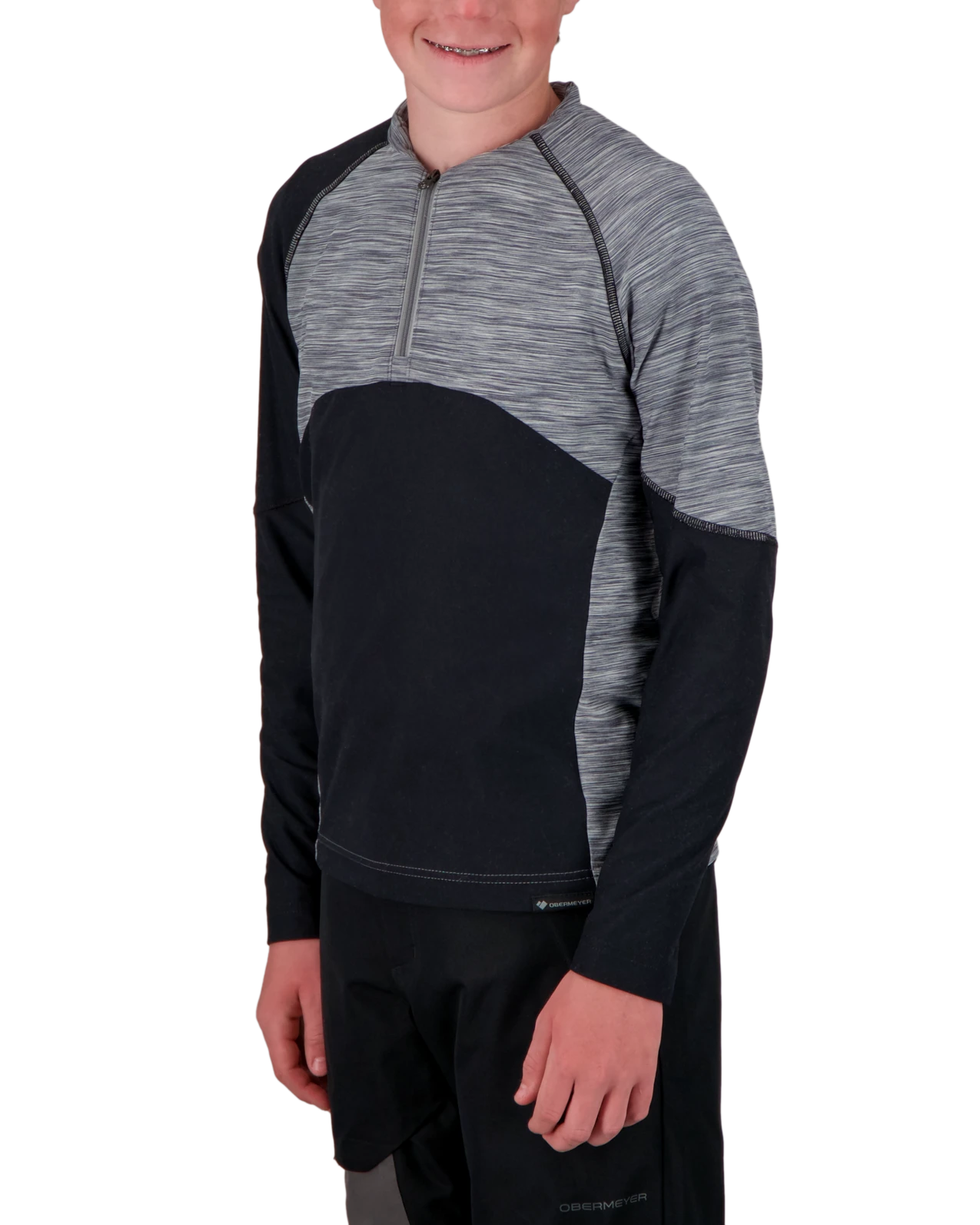 Obermeyer Transport 1/4 Zip - Black 5 Obermeyer Transport 1/4 Zip - Black - Image 3