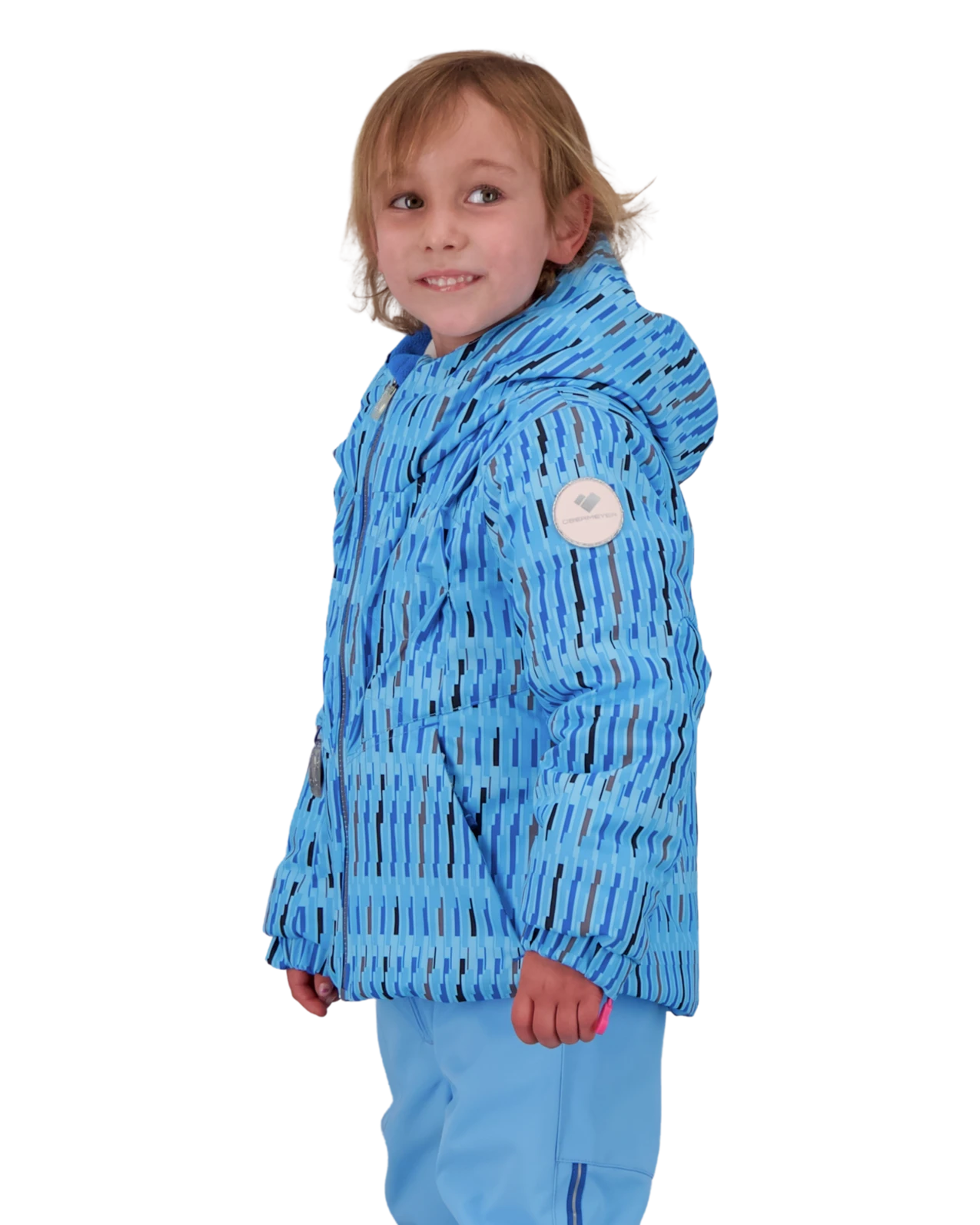 Obermeyer Livy Jacket - Graph-It Blu 5 Obermeyer Livy Jacket - Graph-It Blu - Image 3