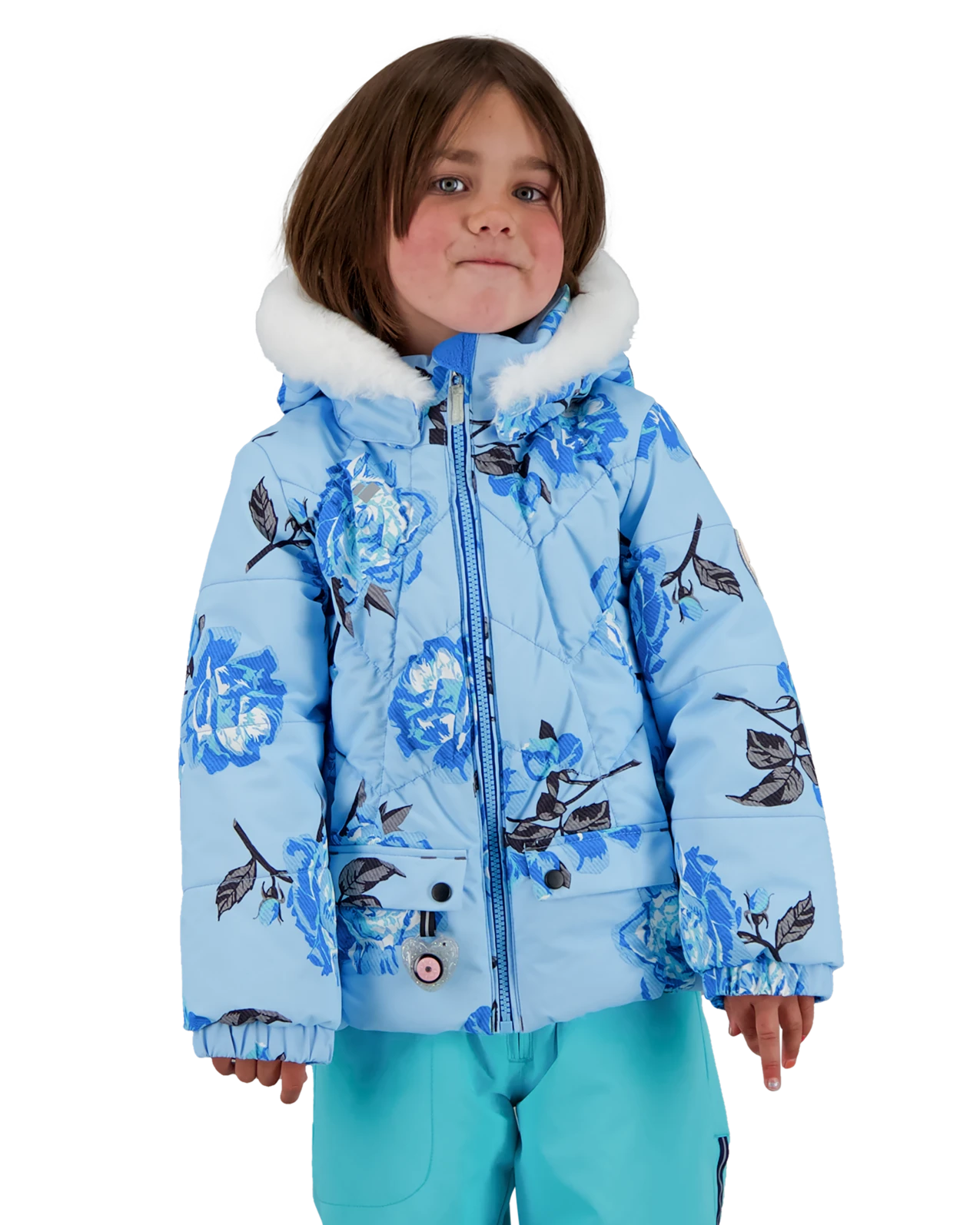 Obermeyer Roselet Jacket - Roses-R-Blue 3 Obermeyer Roselet Jacket - Roses-R-Blue