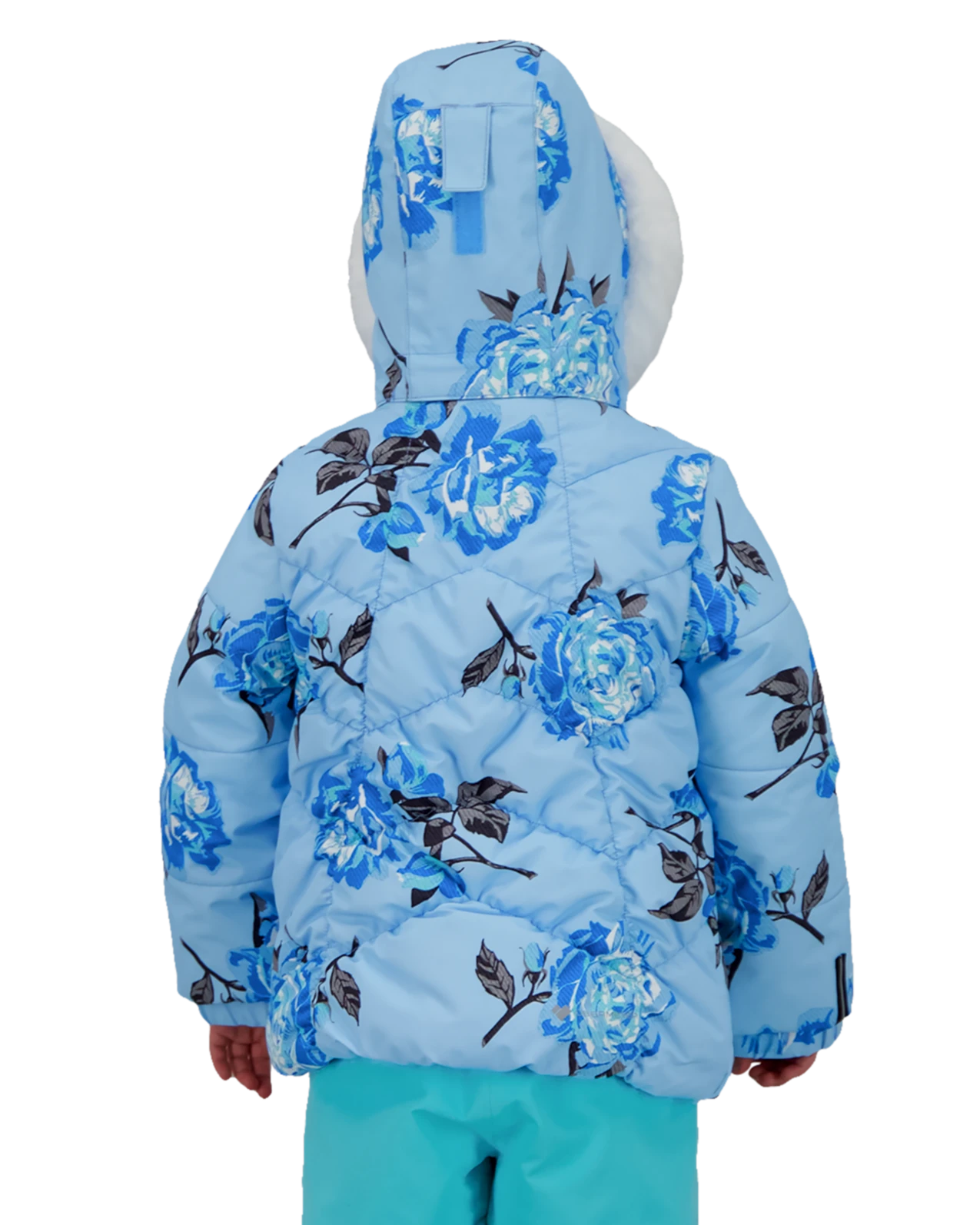 Obermeyer Roselet Jacket - Roses-R-Blue 4 Obermeyer Roselet Jacket - Roses-R-Blue - Image 2