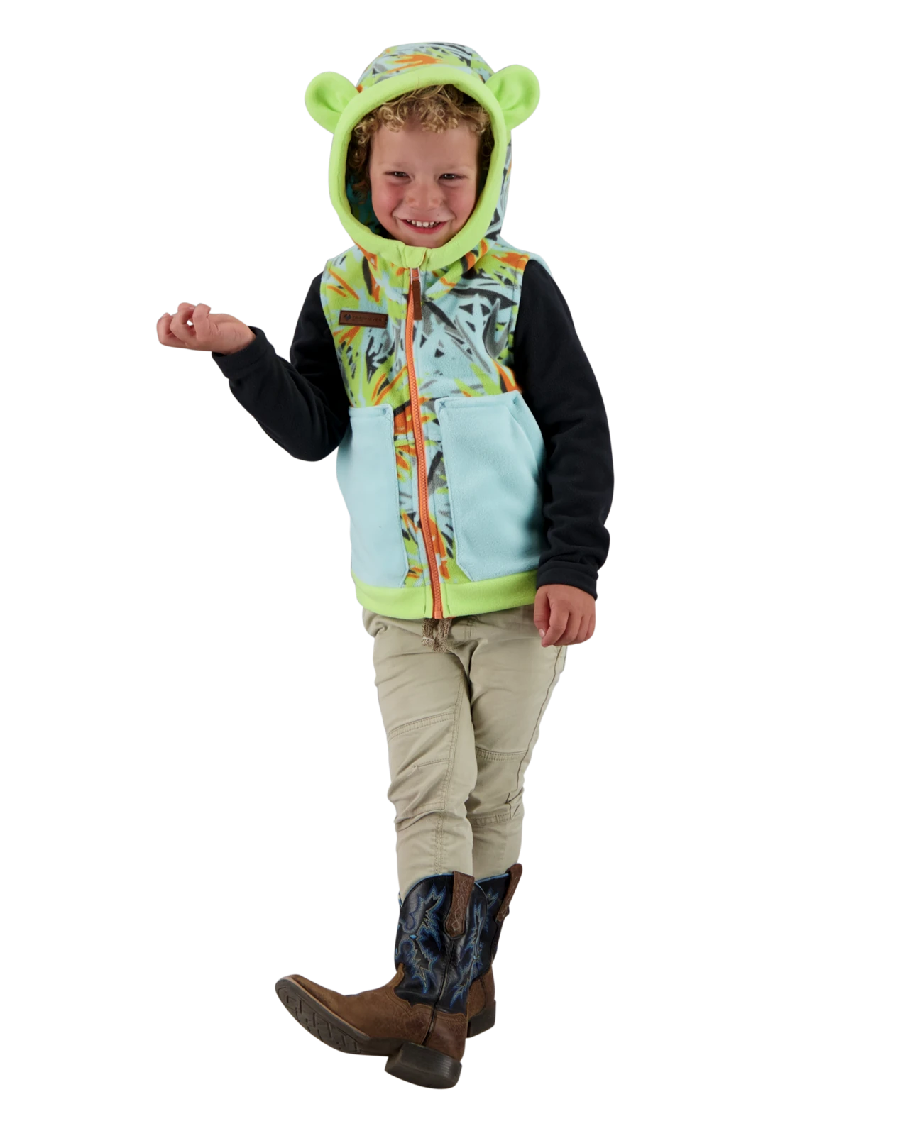 Obermeyer Logan Fleece Vest - Far Out 3 Obermeyer Logan Fleece Vest - Far Out