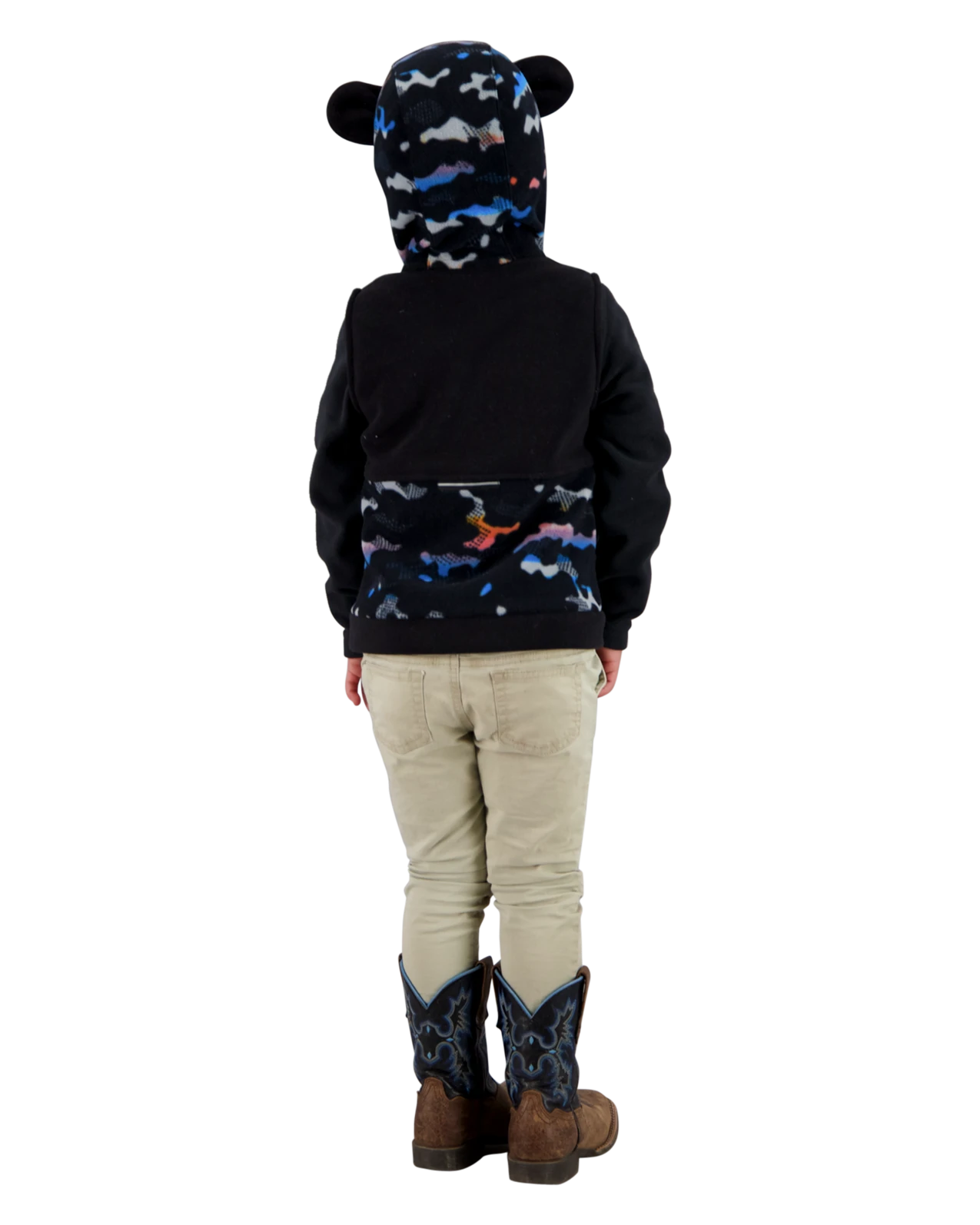 Obermeyer Logan Fleece Vest - Dayglow Camo 4 Obermeyer Logan Fleece Vest - Dayglow Camo - Image 2