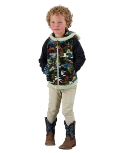 Obermeyer Logan Fleece Vest - Happy Camper