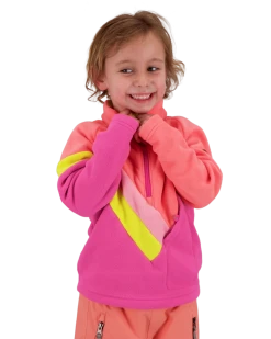 Obermeyer Morgan Fleece Top - Wild Coral