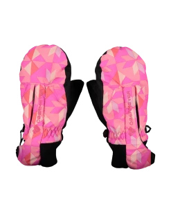Obermeyer Thumbs Up Mitten Print - Pink-A-Lot