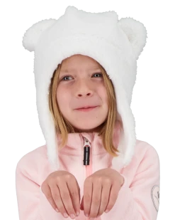 Obermeyer Ted Fur Hat - White