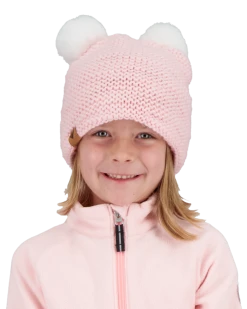 Obermeyer Glen Faux Fur Pom-Pom Beanie - Pinklight