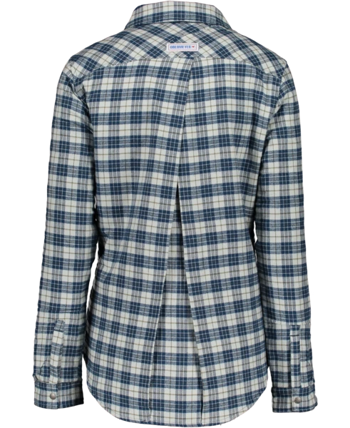 Obermeyer Women's Avery Flannel - Icy Mey Plaid 4 Obermeyer Women's Avery Flannel - Icy Mey Plaid - Image 2
