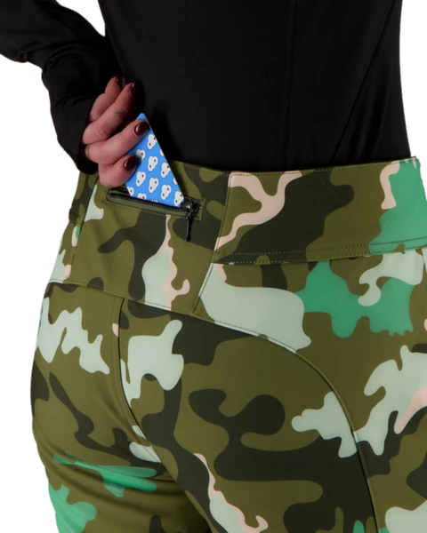 Obermeyer Printed Clio Softshell Pant - Saguaro Camo 7 Obermeyer Printed Clio Softshell Pant - Saguaro Camo - Image 5