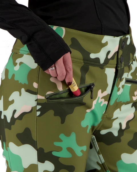 Obermeyer Printed Clio Softshell Pant - Saguaro Camo 8 Obermeyer Printed Clio Softshell Pant - Saguaro Camo - Image 6