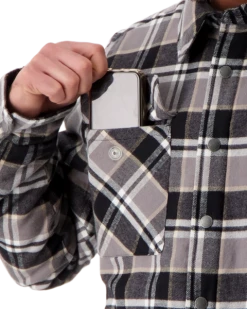 Obermeyer Men's Avery Flannel - Berm Plaid 17 Obermeyer Men's Avery Flannel - Berm Plaid -Obermeyer-US store webimage 2404619122 S08 MODDET1