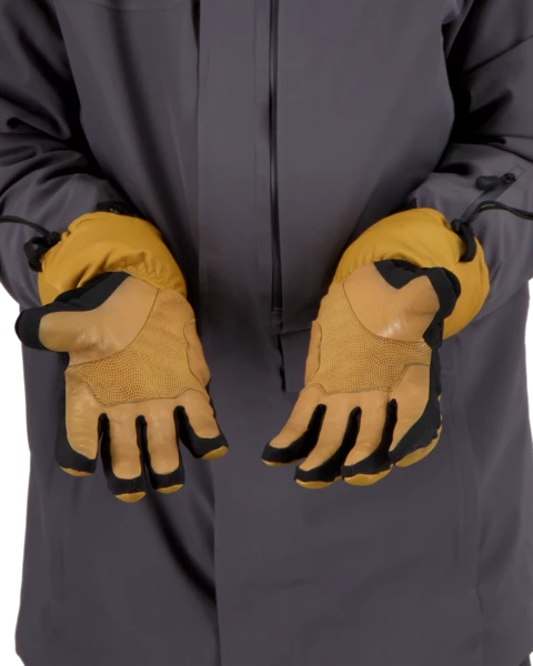 Obermeyer Eclipse Leather Glove - Buckskin 4 Obermeyer Eclipse Leather Glove - Buckskin - Image 2