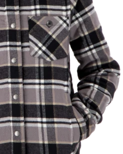 Obermeyer Teen Girls Avery Flannel - Berm Plaid -Obermeyer-US store webimage 3401619122 S08 MODDET1