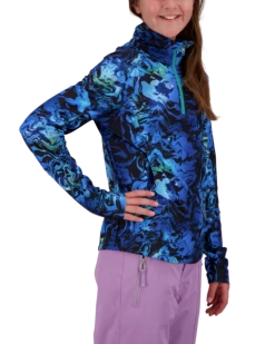 Obermeyer Clara 1/4 Zip Top - Space Out -Obermeyer-US store webimage 3901021163 S03 MODSDE