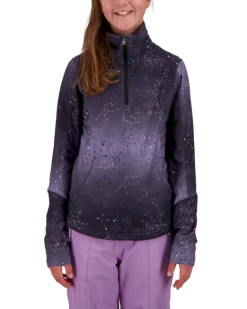 Obermeyer Clara 1/4 Zip Top - Stars Align