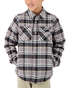 Obermeyer Teen Boys Avery Flannel - Berm Plaid -Obermeyer-US store webimage 4401619122 S05 MODFRT